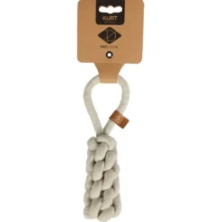 New D&D Home Kurt 36 cm Natur Knudereb 10 mm - hundelegetøj Hundelegetøj Til Alle Hunde Leg Og Aktivering Året Rundt|Legetøj Til Hvalpe - Sjov Leg, Aktivering Og Tryghed Fra Første Dag
