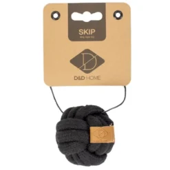 D&D Home Skip Ball L 15 cm Sort Knudereb 18 mm - hundelegetøj Hundelegetøj Til Alle Hunde Leg Og Aktivering Året Rundt|Legetøj Til Hvalpe - Sjov Leg, Aktivering Og Tryghed Fra Første Dag