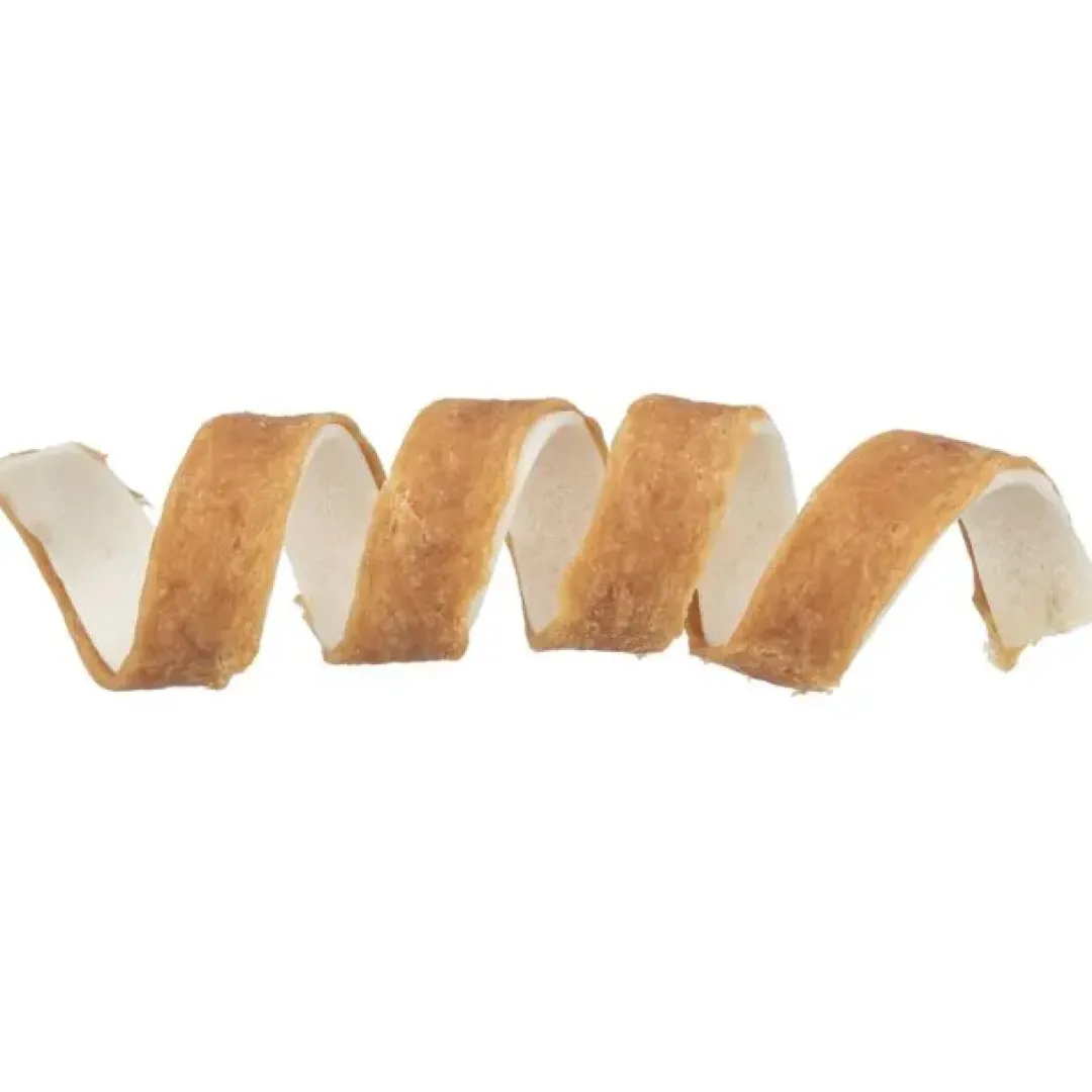 New Denta Fun Ande tygge spiral 12 cm - lækker tyggeben med and Snacks Til Hvalpe - Lækre Godbidder Til Træning Og Forkælelse|Hundeguf Og Tyggeben Til Hunde