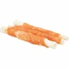 Best Denta Fun Kyllinge Tyggerulle 17 cm - naturligt tyggeben til hunde Snacks Til Hvalpe - Lækre Godbidder Til Træning Og Forkælelse|Hundeguf Og Tyggeben Til Hunde