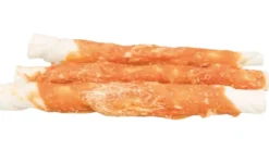 Best Denta Fun Kyllinge Tyggerulle 17 cm - naturligt tyggeben til hunde Snacks Til Hvalpe - Lækre Godbidder Til Træning Og Forkælelse|Hundeguf Og Tyggeben Til Hunde