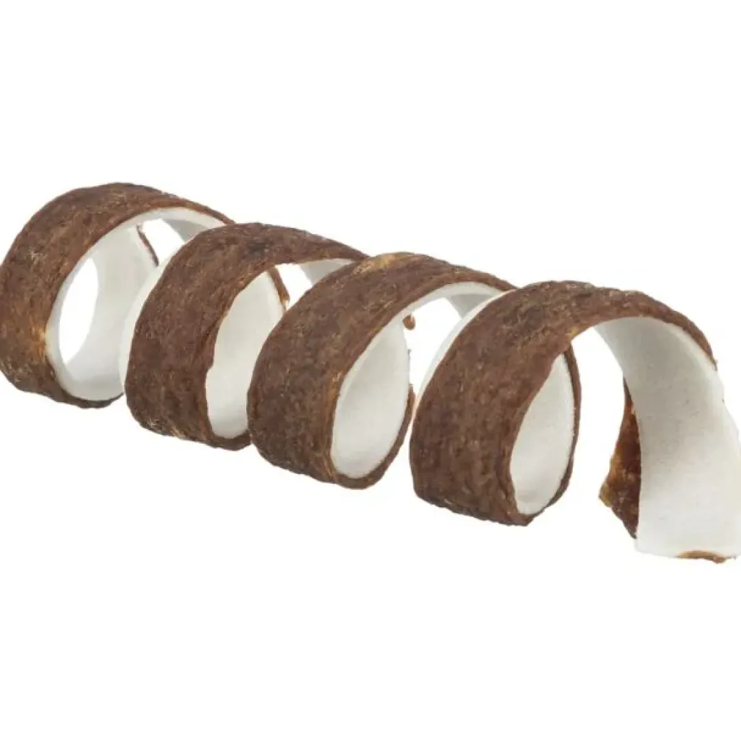 Clearance Denta Fun Oksekød tygge spiral 12 cm - tyggeben til hunde Snacks Til Hvalpe - Lækre Godbidder Til Træning Og Forkælelse|Hundeguf Og Tyggeben Til Hunde