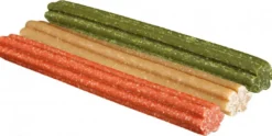 Clearance Denta Fun Ris Tyggeben til hunde 12 cm (vegetabilsk) - Tyggepinde til små hunde Snacks Til Hvalpe - Lækre Godbidder Til Træning Og Forkælelse|Hundeguf Og Tyggeben Til Hunde