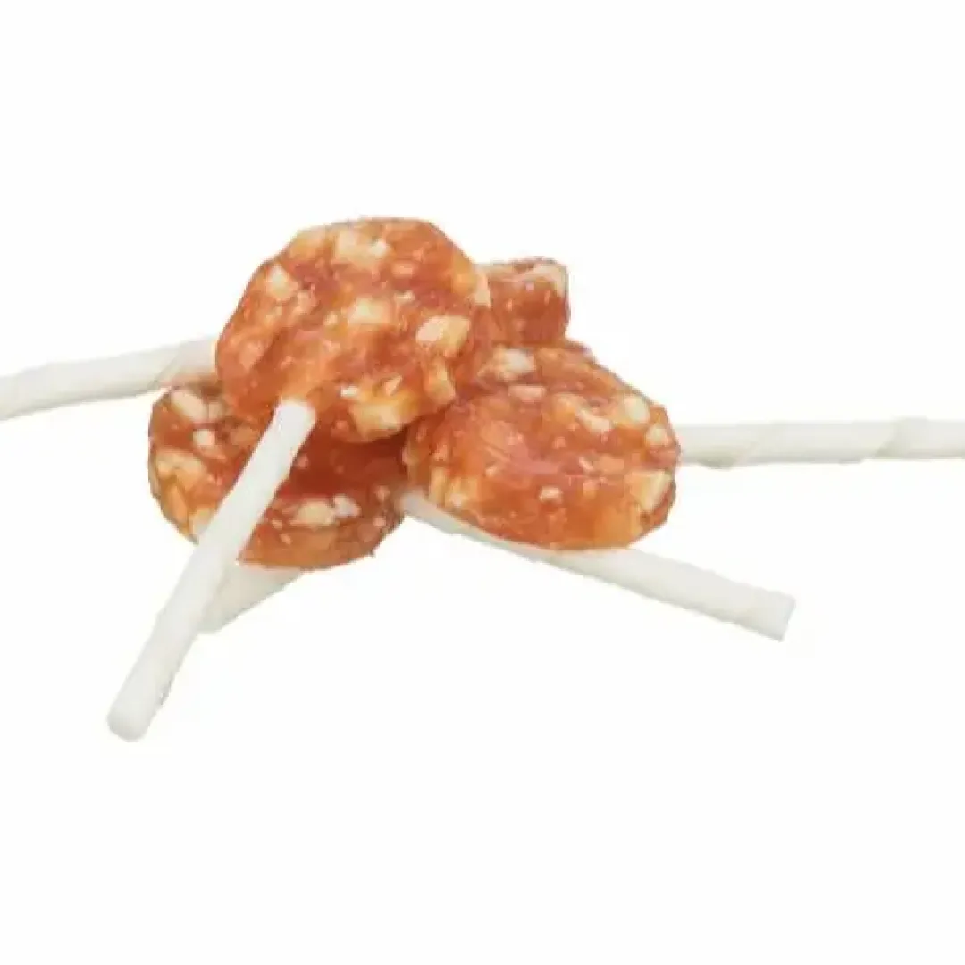 Sale Denta Fun Slikkepind med kylling og ost 10 cm - sjov hundesnack Snacks Til Hvalpe - Lækre Godbidder Til Træning Og Forkælelse|Hundeguf Og Tyggeben Til Hunde