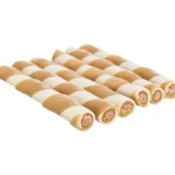 Discount Denta Fun Tyggerulle med Kyllingefyld 10 cm - tyggeglæde til hunde Snacks Til Hvalpe - Lækre Godbidder Til Træning Og Forkælelse|Hundeguf Og Tyggeben Til Hunde