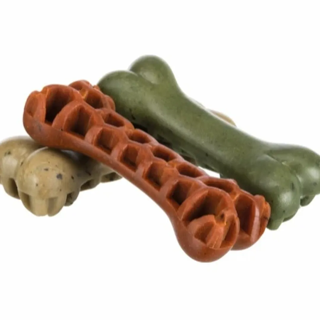 Sale Denta Fun Veggie Tyggeknogle med tang 8,5 cm (vegetabilsk) - 100 % vegansk hundesnack Snacks Til Hvalpe - Lækre Godbidder Til Træning Og Forkælelse|Hundeguf Og Tyggeben Til Hunde