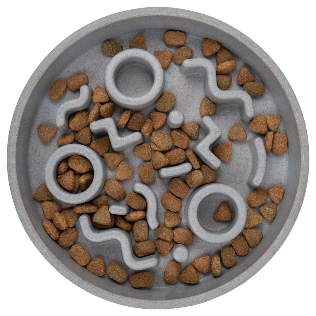 Clearance Bamboo Cat Slow Feeder Ice Blue Mad- Og Vandskåle Til Katte|Hundeskåle Til Mad Og Drikke Der Passer Til Din Hunds Behov