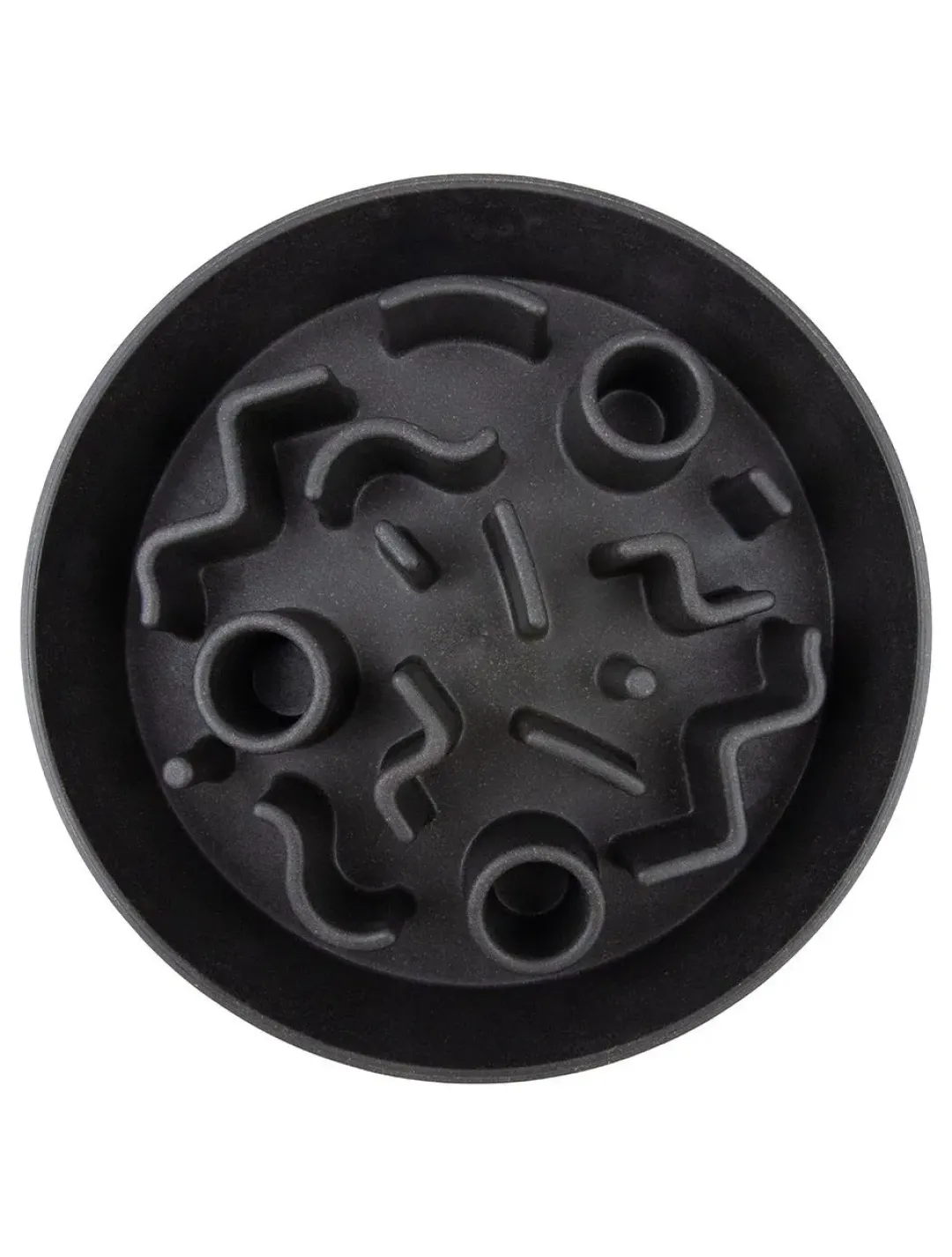 New BAMBOO Slow Feeder Dark Grey L Hundeskåle Til Mad Og Drikke Der Passer Til Din Hunds Behov|Hundeskåle Til Hvalpe - Praktisk, Sikker Og Nem Spisetid