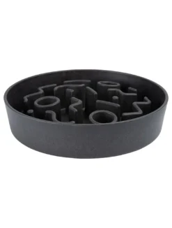 New BAMBOO Slow Feeder Dark Grey L Hundeskåle Til Mad Og Drikke Der Passer Til Din Hunds Behov|Hundeskåle Til Hvalpe - Praktisk, Sikker Og Nem Spisetid