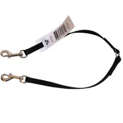 Hot Dobbelt Hundesnor Nylon sort S Hundesnor I Mange Varianter Og Materialer