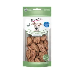 Sale Dokas Andehjerter 22 g - naturlige frysetørrede hundegodbidder Snacks Til Hvalpe - Lækre Godbidder Til Træning Og Forkælelse|Hundeguf Og Tyggeben Til Hunde
