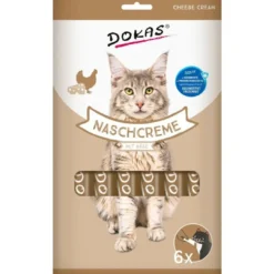 Discount Dokas Kat Creamy Slikbar Kattesnack Kylling med Ost 90 Gram Kattefoder & Snacks|Killingesnacks - Sunde Godbidder Til Killinger