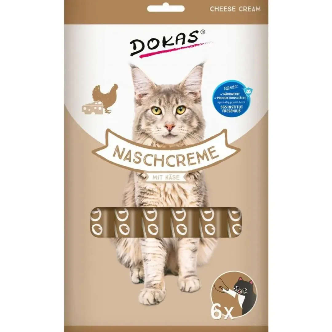 Discount Dokas Kat Creamy Slikbar Kattesnack Kylling med Ost 90 Gram Kattefoder & Snacks|Killingesnacks - Sunde Godbidder Til Killinger
