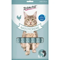 Hot Dokas Kat Creamy Slikbar Kattesnack Kyllingelever 90 Gram Kattefoder & Snacks|Killingesnacks - Sunde Godbidder Til Killinger