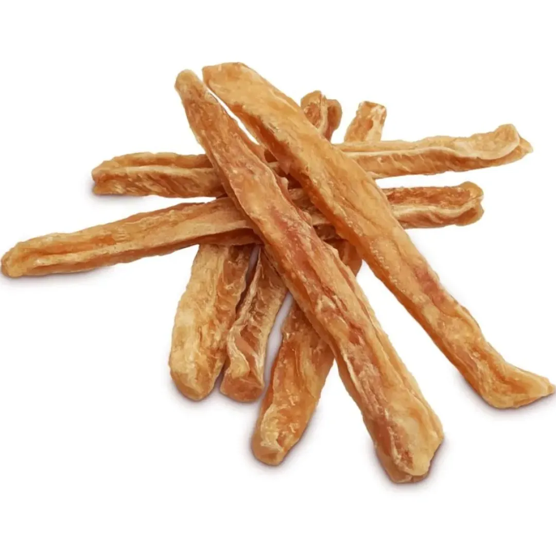 Hot Dokas Kyllingebryststrimler 50 g - naturlige hundesnacks Snacks Til Hvalpe - Lækre Godbidder Til Træning Og Forkælelse|Hundeguf Og Tyggeben Til Hunde