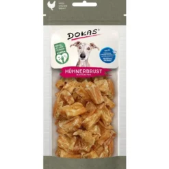 Hot Dokas Kyllingebryststykker 50 g - naturlige hundesnacks af kylling Snacks Til Hvalpe - Lækre Godbidder Til Træning Og Forkælelse|Hundeguf Og Tyggeben Til Hunde