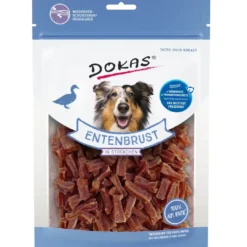 Hot Dokas Tern af andebryst 200 g - store poser med lækre hundesnacks Snacks Til Hvalpe - Lækre Godbidder Til Træning Og Forkælelse|Hundeguf Og Tyggeben Til Hunde