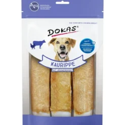 Online Dokas Tyggeben med kyllingebryst 3 stk 210 g - lækre hundesnacks Snacks Til Hvalpe - Lækre Godbidder Til Træning Og Forkælelse|Hundeguf Og Tyggeben Til Hunde