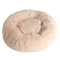 Clearance Hundeseng Laksefarvet 60 cm - blød seng til mellemstore hunde Hundesenge Og Kurve Til Hunde - Bløde Og Komfortable|Sovepladser Til Hvalpe - Hundesenge, Kølemåtter Og Trygge Hvilesteder