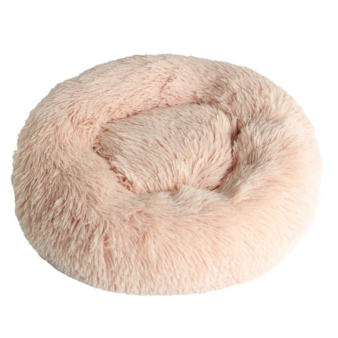 Clearance Hundeseng Laksefarvet 60 cm - blød seng til mellemstore hunde Hundesenge Og Kurve Til Hunde - Bløde Og Komfortable|Sovepladser Til Hvalpe - Hundesenge, Kølemåtter Og Trygge Hvilesteder