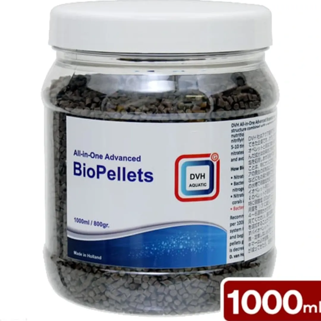 New DVH NP Reducing Biopellets Alt i en avancerede biopellets 800 gr (1000 ml) Vandbehandlingsprodukter Til Saltvandsakvarier