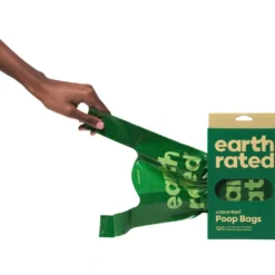 Hot Earth Rated Øko hømhømposer med håndtag 120 stk Hundetilbehør Til Hvalpe - Tryg Start I Hverdagen|Tilbehør Til Hund - Alt Til En Glad Og Tryg Hverdag For Din Bedste Ven