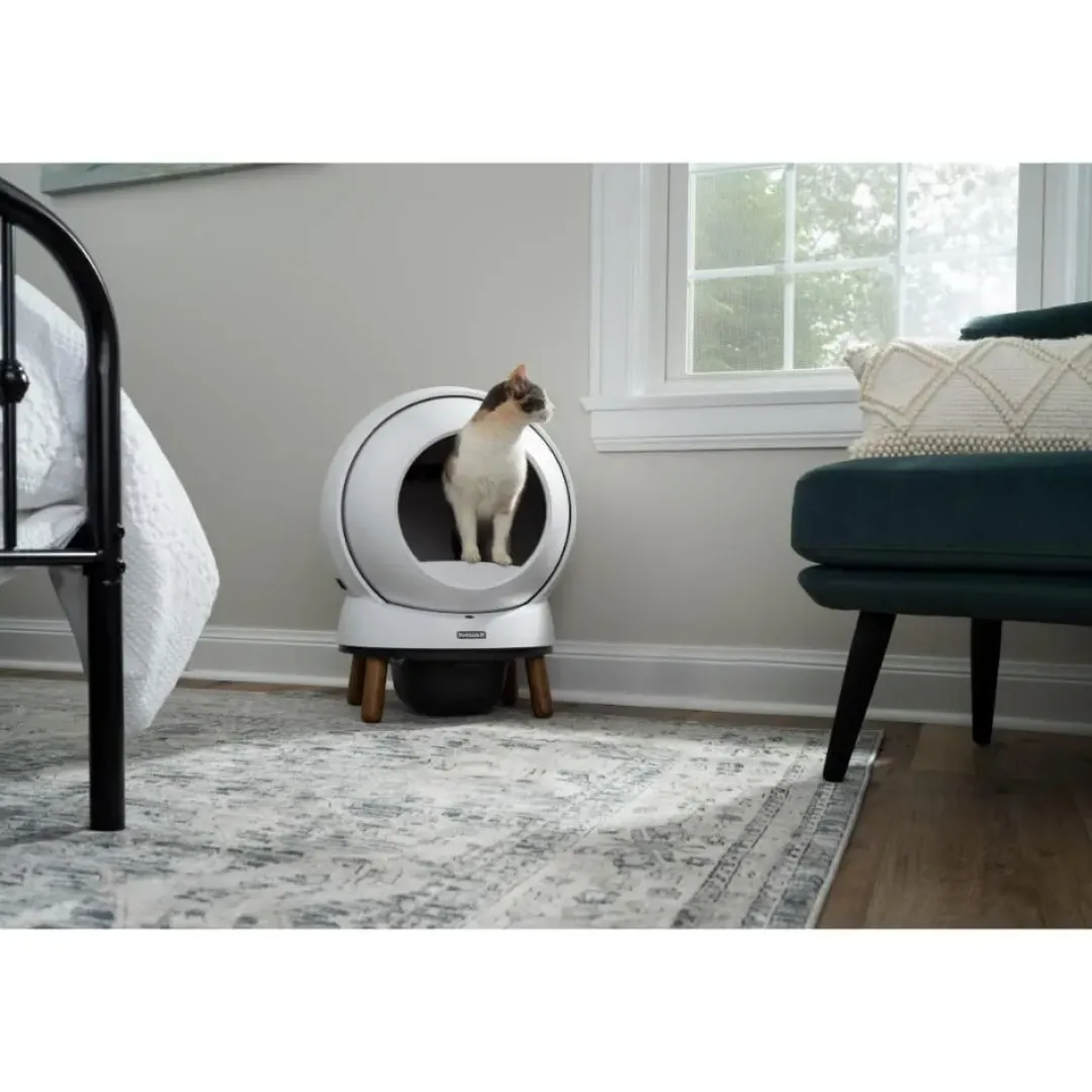 Ecom Smartspin Auto Litter Box Automatisk Kattetoilet ZAL10-17986 Kattetoiletter Og Kattegrus|Killingetoilet Og Grus Til Killinger - Nem Renlighed Fra Start