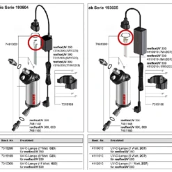 Clearance Reeflex Uv 350 7w (E3721210) Uv-Lys Og Ozon Til Akvarier