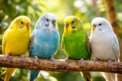 Online Engelsk Undulat unge (Melopsittacus undulatus) Eksotiske Fugle
