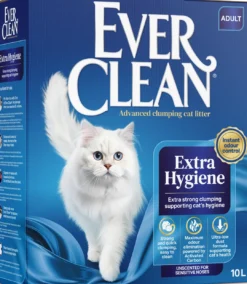 Ever Clean Extra Strong Kattegrus Uparfumeret Extra Hygiene 10 L Kattetoiletter Og Kattegrus|Killingetoilet Og Grus Til Killinger - Nem Renlighed Fra Start