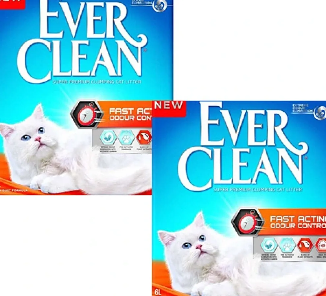 Outlet Ever Clean Fast Acting Kattegrus 10 L Kattetoiletter Og Kattegrus|Killingetoilet Og Grus Til Killinger - Nem Renlighed Fra Start