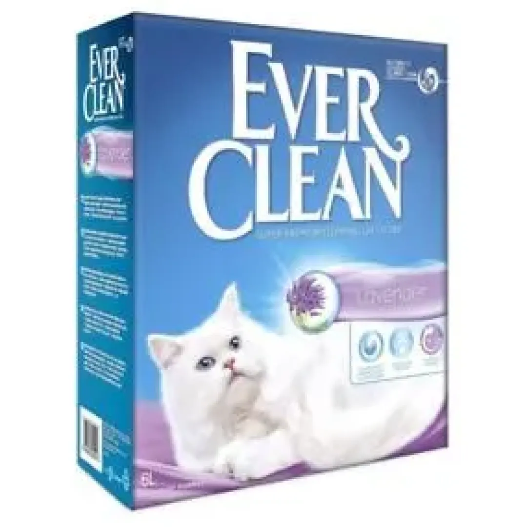 Best Ever Clean Lavendel Kattegrus 10 L Kattetoiletter Og Kattegrus|Killingetoilet Og Grus Til Killinger - Nem Renlighed Fra Start