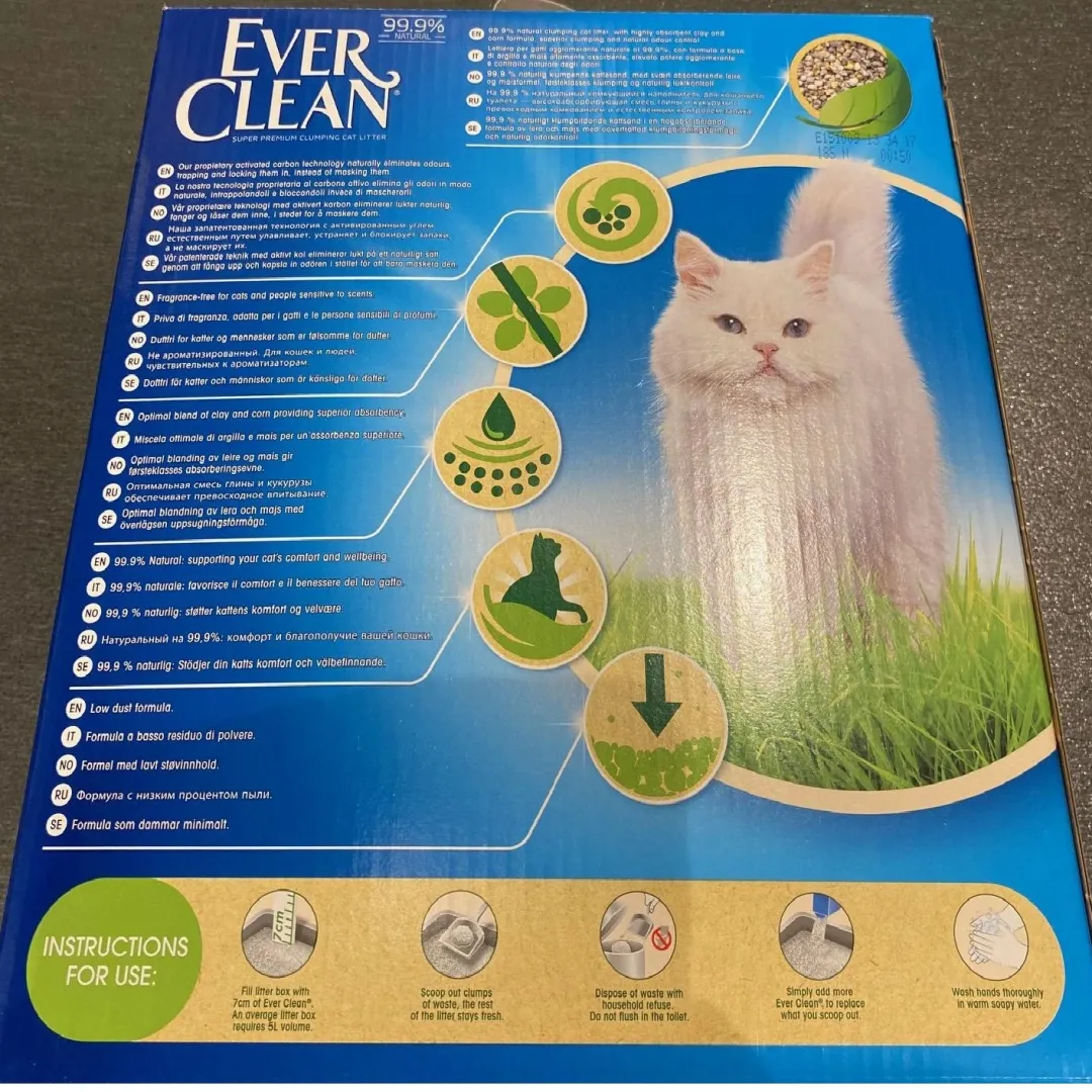 Discount Ever Clean Naturally 10 L Kattetoiletter Og Kattegrus|Killingetoilet Og Grus Til Killinger - Nem Renlighed Fra Start