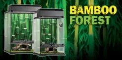 New Bamboo Terrarium 30x30x45 cm 40 Liter Terrarier Og Terrarielamper