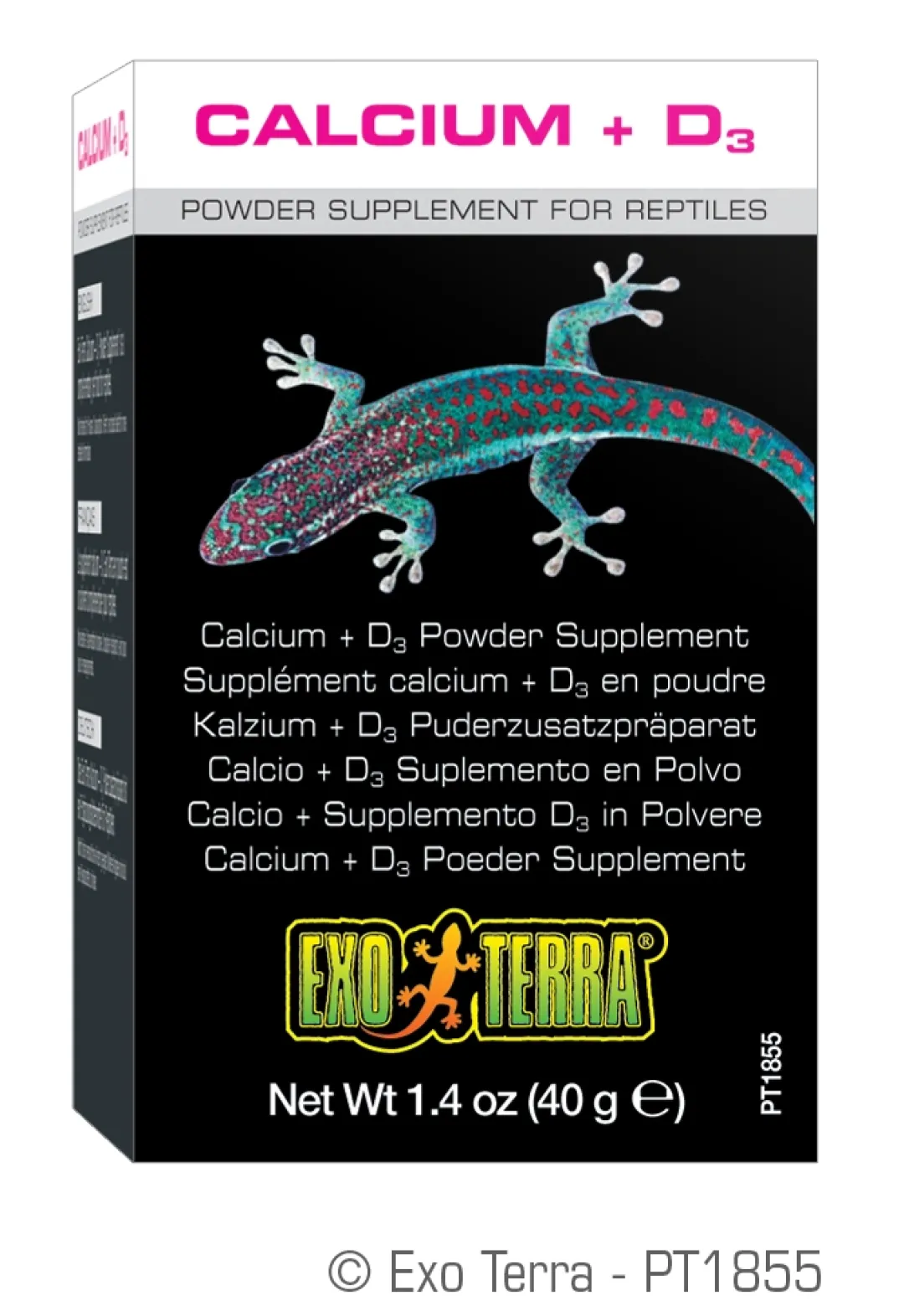 Online Exo Terra Calcium + D3 90 g Foder & Vitaminer Til Krybdyr
