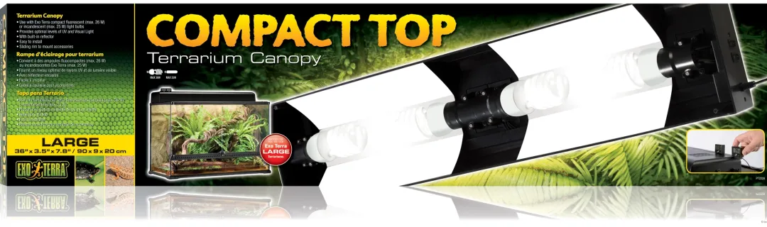 Sale Exo Terra Compact Top Lampe 90 cm Terrarier Og Terrarielamper