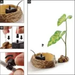Sale Exo Terra Dripping plante med pumpe stor Terrarieplanter