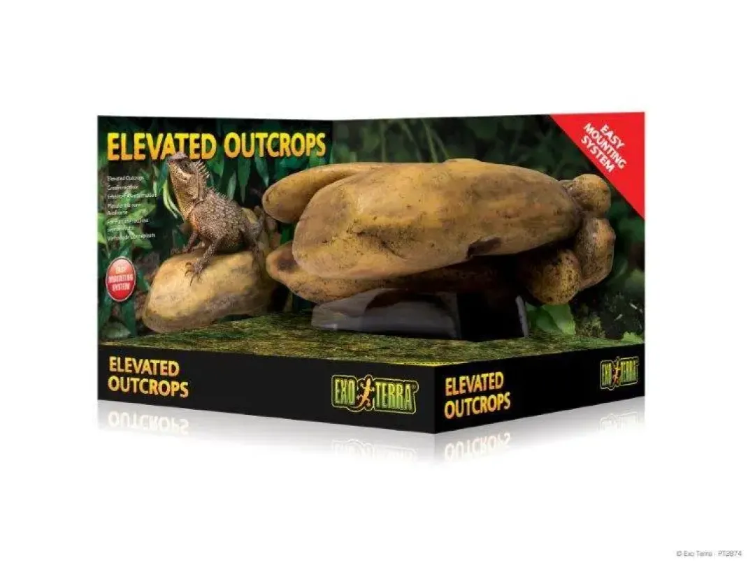 Best Exo Terra Elevated Outcrop medium Dekoration Til Terrarier