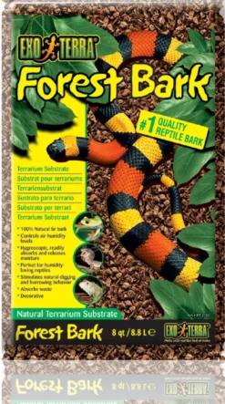 New Exo Terra Forest Bark 8,8 liter Dekoration Til Terrarier