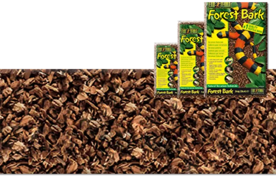 New Exo Terra Forest Bark 8,8 liter Dekoration Til Terrarier