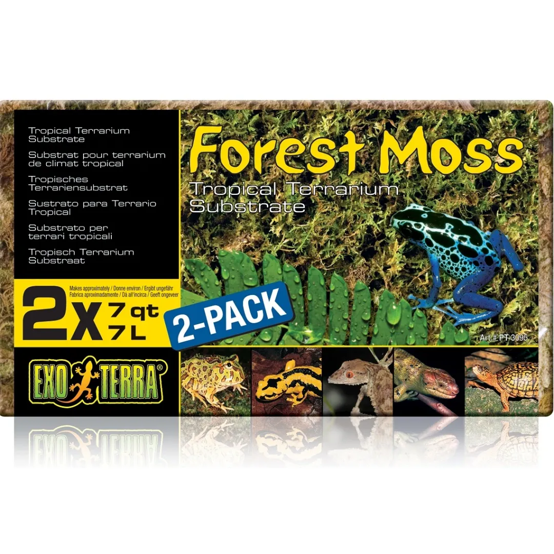 Sale Exo Terra Forest Moss 2 x 7 liter Dekoration Til Terrarier
