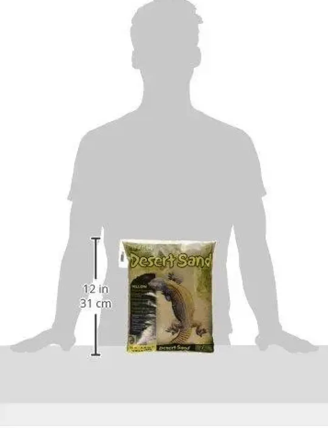 Discount Exo Terra Gul Desert Sand 4,5 kg Dekoration Til Terrarier