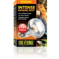 Clearance Exo Terra Intense Basking Spot 100 W - Effektiv UVA-varmespot til terrarier Terrarielysstofrør, Pærer Og Varme