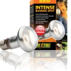 Outlet Exo Terra Intense Basking Spot 25 W - Effektiv UVA-varmespot til terrarier Terrarielysstofrør, Pærer Og Varme