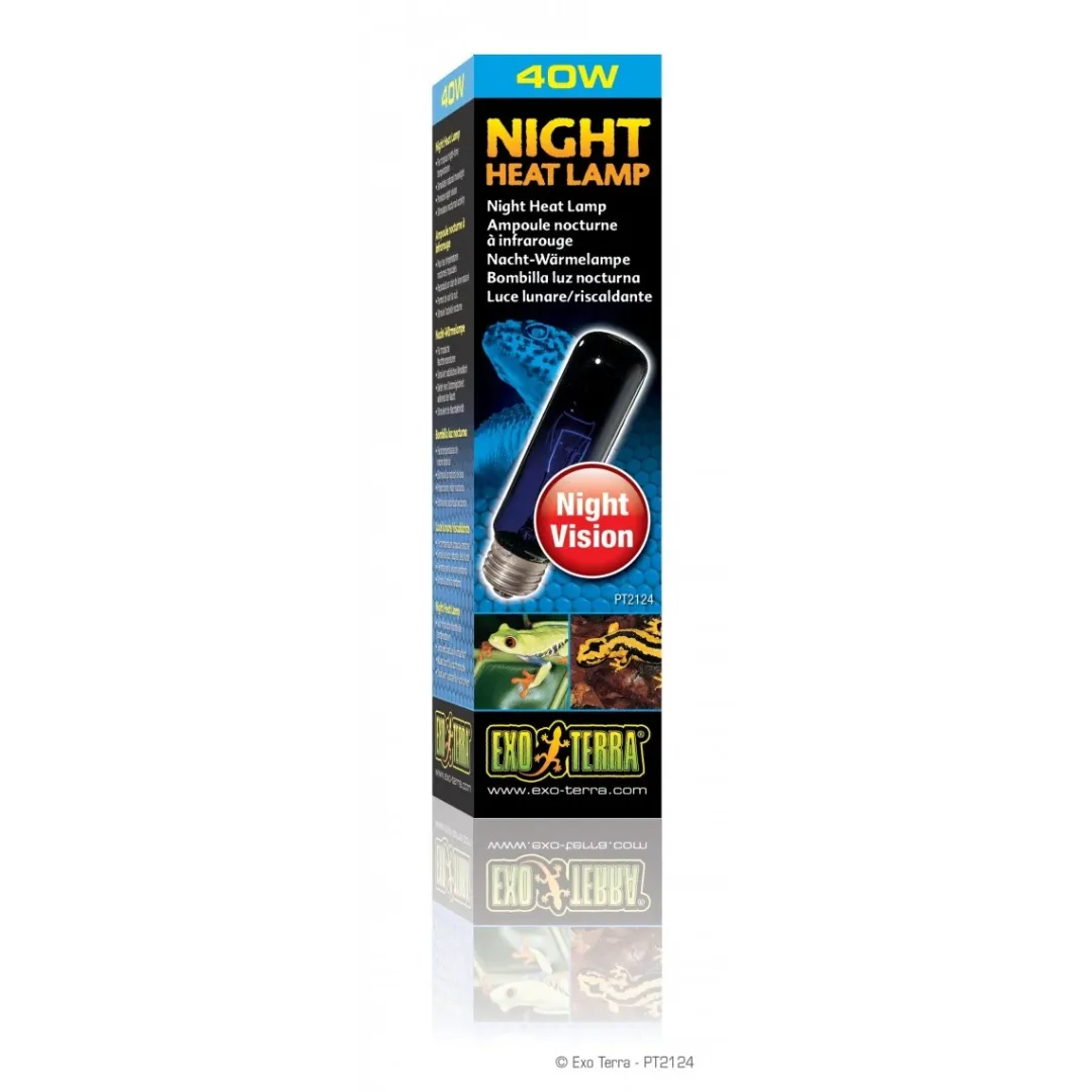 Best Exo Terra Night Glo 40 w Terrarielysstofrør, Pærer Og Varme