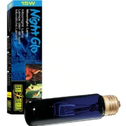 New Exo Terra Night Glo 15 watt Terrarielysstofrør, Pærer Og Varme