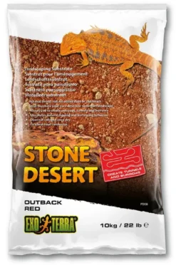 Sale Outback Red Stone Desert 10 kg Dekoration Til Terrarier