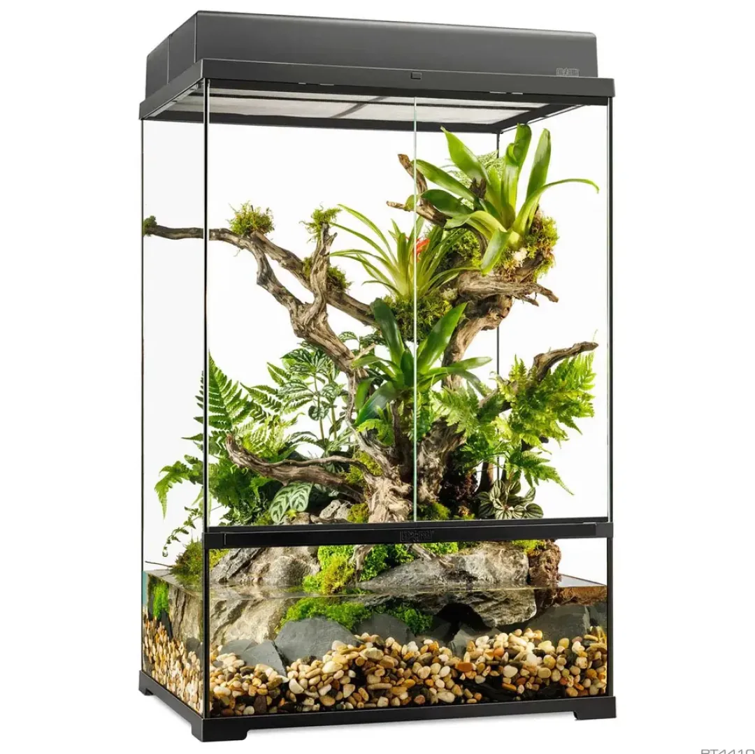 Outlet Pro Paludarium Medium X-Tall 60x45x90 cm 243 Liter Terrarier Og Terrarielamper