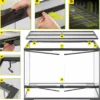 Online Pro Terrarium Paludarium 30x30x60 cm 54 Liter Terrarier Og Terrarielamper