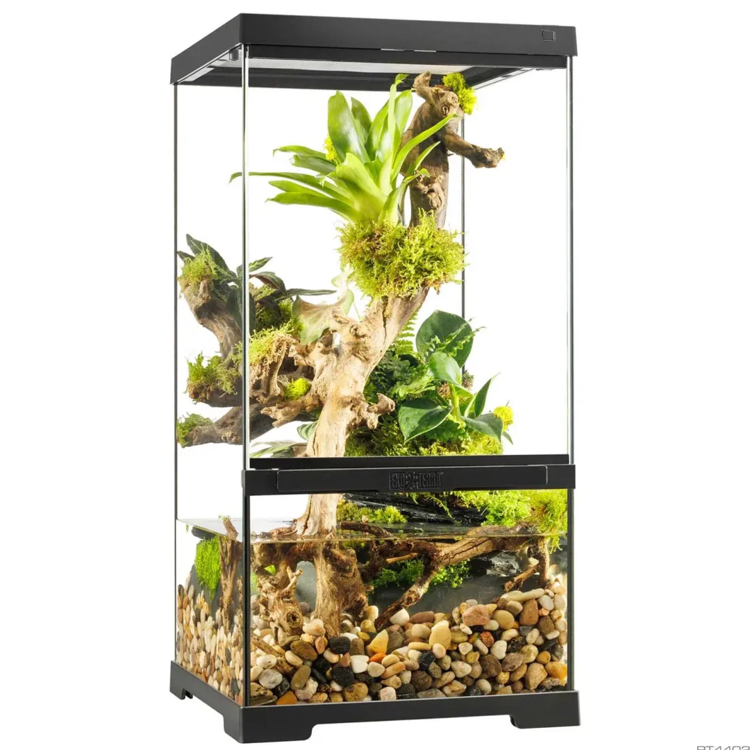 Online Pro Terrarium Paludarium 30x30x60 cm 54 Liter Terrarier Og Terrarielamper